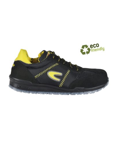 Zapatos de seguridad Cofra Owens S1P, cuero gris, transpirables
