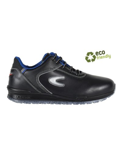 Zapatos de seguridad Cofra Prock de piel hidrorepelente negros O1