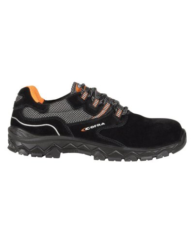 Zapatos de seguridad Cofra Stretching Black S1P SRC, negros