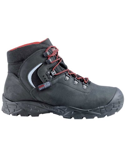 Zapatos de seguridad Cofra Summit S3 WR SRC de nubuck negro impermeabl
