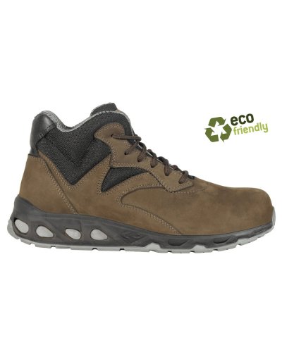 Zapatos de seguridad Day S3 SRC de nobuck repelente al agua ecológico