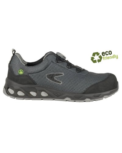 Zapatos de seguridad Inch S1P ESD BOA negros transpirables para hombre