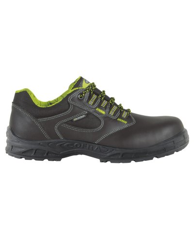 Zapatos de seguridad Leonberg S3 de cuero negro hidrorepelente