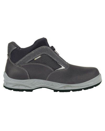 Zapatos de seguridad Luby S3 SRC Nubuck Zip Beige para hombres