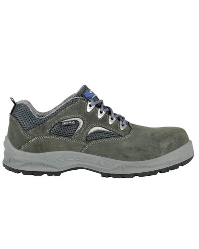 Zapatos de seguridad Marettimo S1P de cuero de gamuza azul