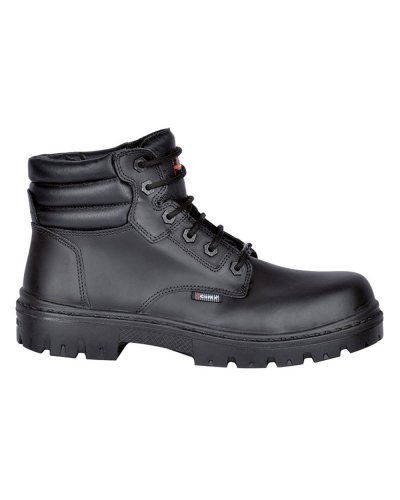 Zapatos de seguridad Morotai S3 SRC de cuero negro sin metal