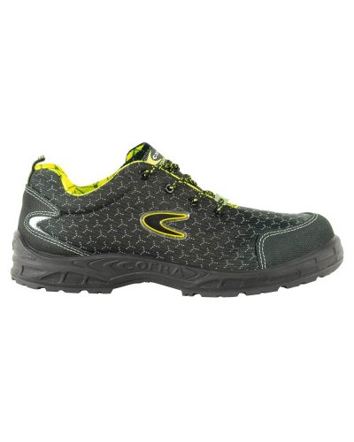 Zapatos de seguridad Mykonos ESD S1P tela azul hidrorrepelente