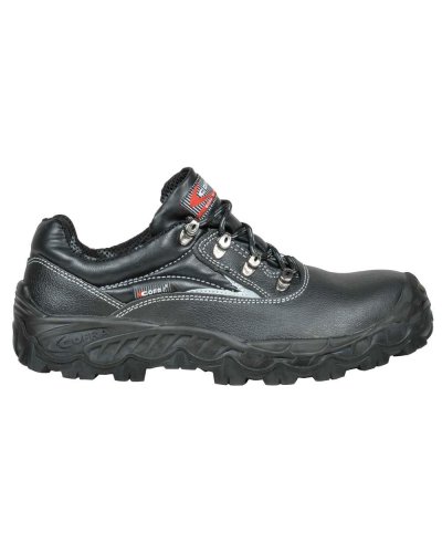 Zapatos de seguridad New Celtic S3 de cuero negro con puntera de vidri