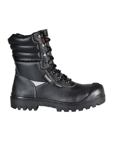 Zapatos de seguridad New Ciad UK S3 CI HRO, piel negra, Thinsulate