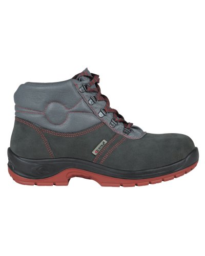 Zapatos de seguridad New Dachdecker S1 de cuero de gamuza negro
