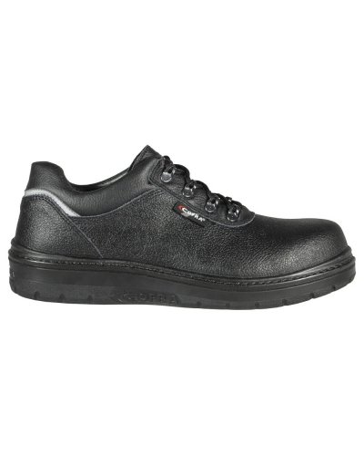 Zapatos de seguridad Petrol S2P HRO HI SRA de cuero negro aislante