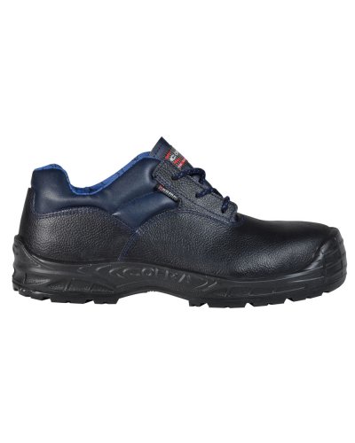 Zapatos de seguridad S3 SRC Belgrado Azul de cuero hidrorepelente