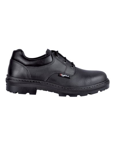 Zapatos de seguridad S3 SRC New Bolton de cuero negro hidrorepelente