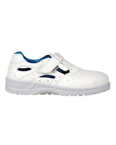 Zapatos de seguridad Talia White Microtech S1 SRC Sandalias Blancas