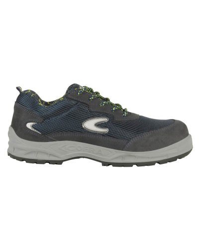 Zapatos de seguridad Tremiti S1P Light Blu de cuero italiano