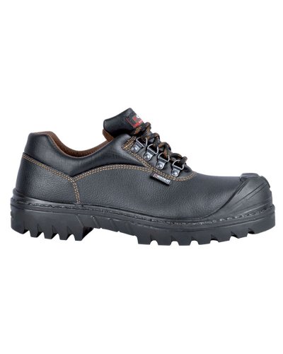 Zapatos de seguridad UK Siberut S3 HRO SRC piel negra resistente