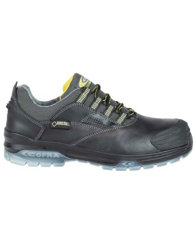 Zapatos de trabajo Sunrise S3 GORE-TEX negros, piel hidrorepelente