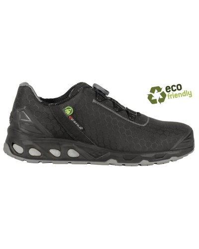 Zapatos Recuperator BOA S3 ESD de piel negra para hombres