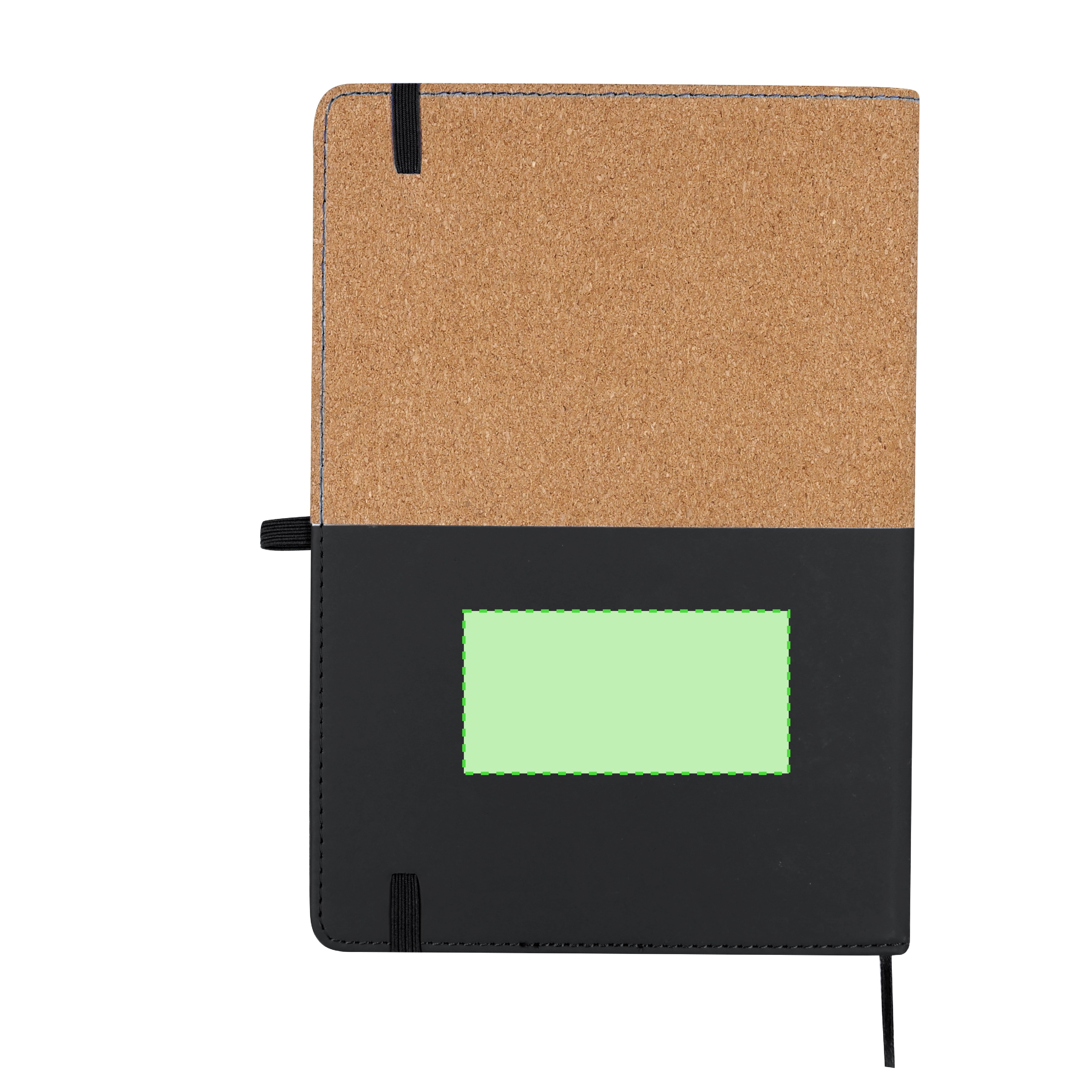 Parte retro inferiore: 80 x 40 mm