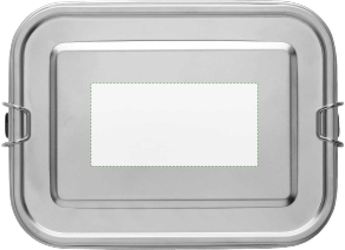 Parte superiore: 100mm x 50mm