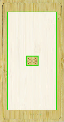 Parte posteriore: 55mm x 60mm