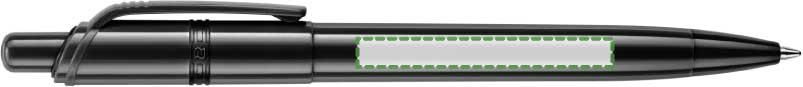 Vicino al clip, scrittura mancina: 45mm x 5mm