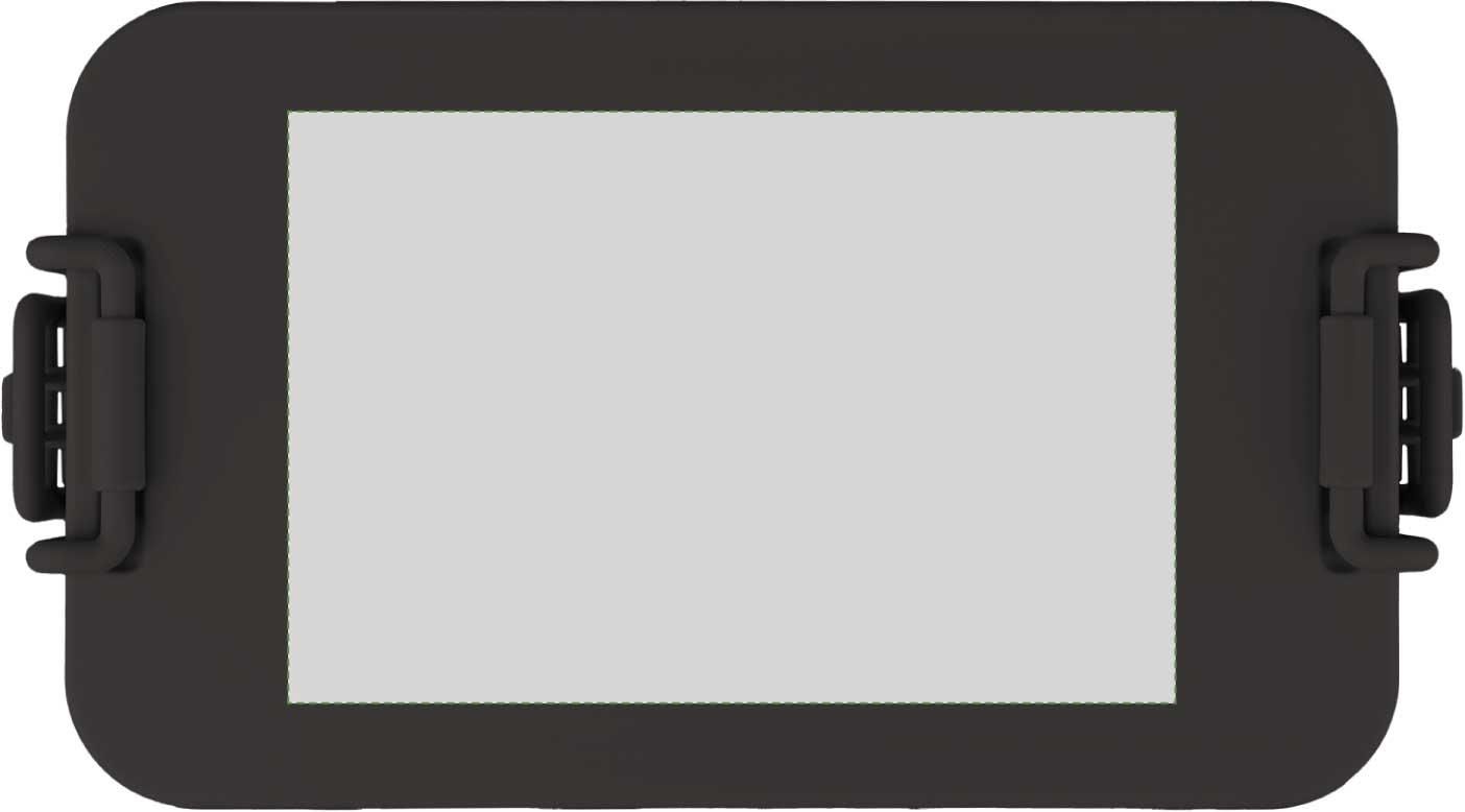 Sul coperchio: 150mm x 100mm