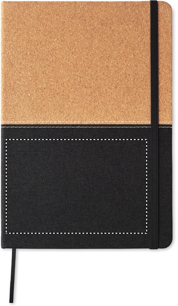 Block notes parte inferiore: 120x80 mm