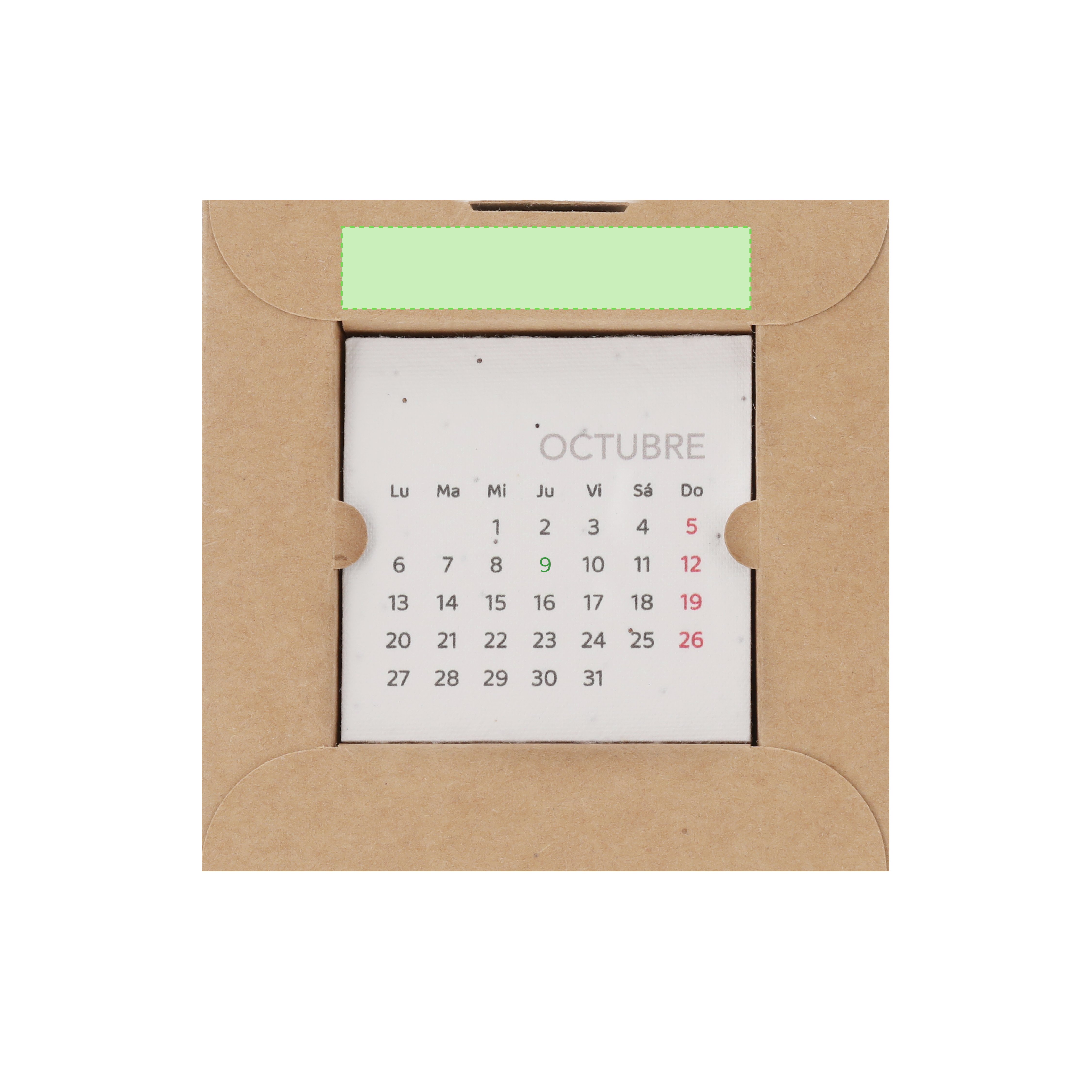 Parte superiore: 60 x 12 mm