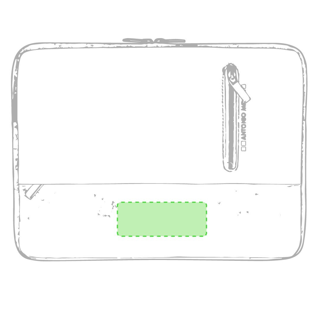 Zona inferiore: 120 x 40 mm