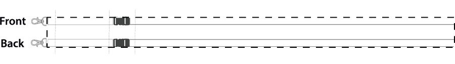 Fronte: W:1136 mm x H:20 mm x D:0 mm