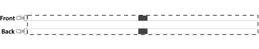 Fronte: W:933 mm x H:20 mm x D:0 mm