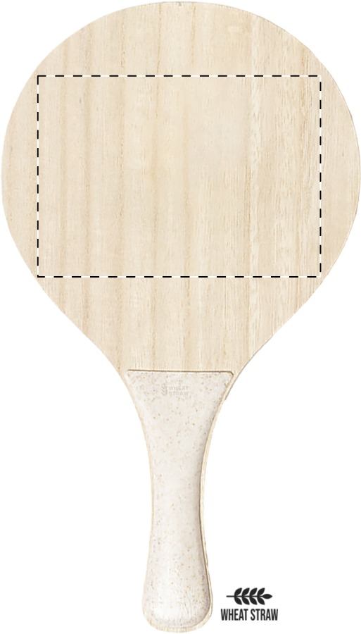 Racchettone fronte: W:100 mm x H:100 mm x D:0 mm