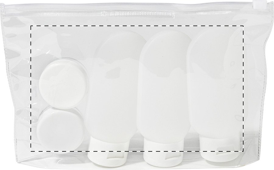 Sulla borsa cosmetica - Fronte: 80 x 50mm