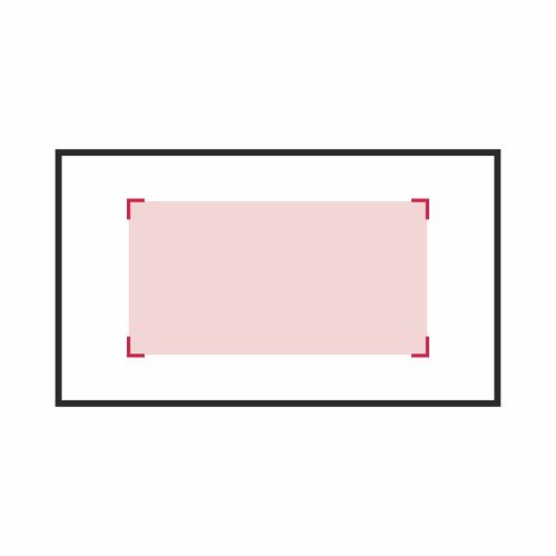 Fronte: 40 x 60 mm