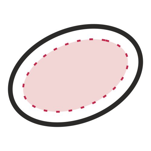 Spicchio 1: 30 x 10 mm