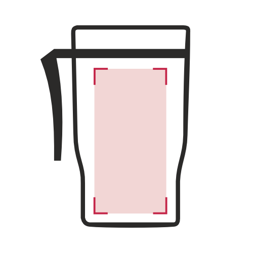 Fronte: 40 x 70 mm