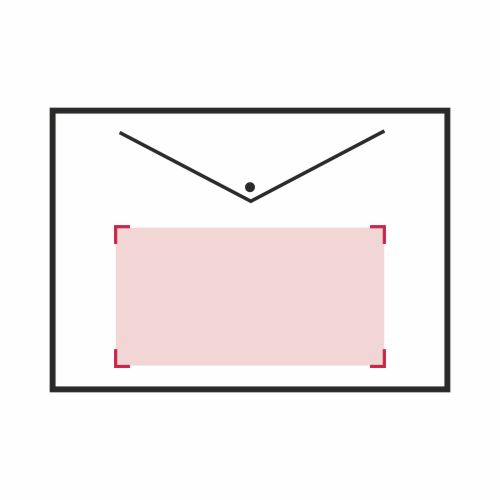 Fronte: 150 x 80 mm