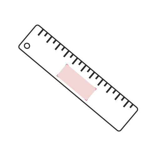 Fronte: 50 x 6 mm