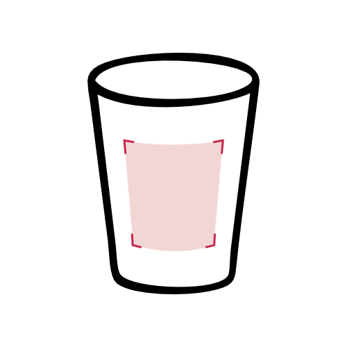 Parte Superiore: 40 x 45 mm 