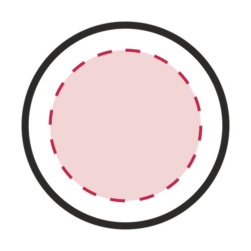 Fronte: Ø 100 mm