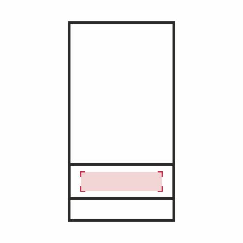 Fronte: 350 x 55 mm