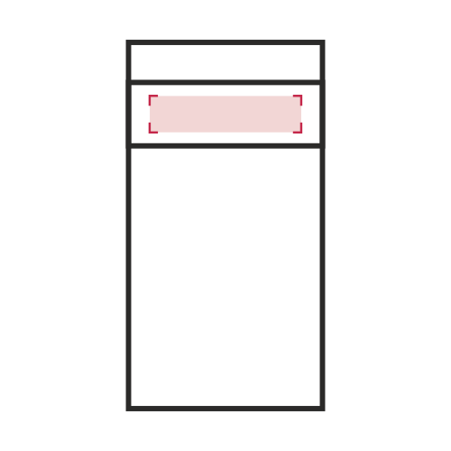 Fronte: 350 x 70 mm