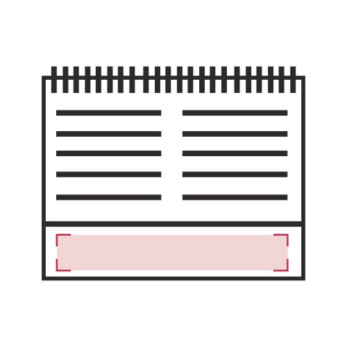 Piedino Fronte: 190 x 30 mm