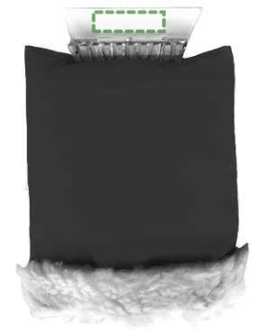 Parte inferiore: 55mm x 15mm