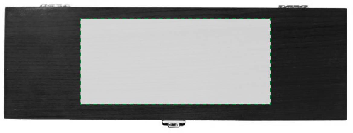 Parte superiore: 200mm x 90mm