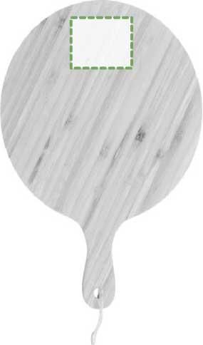 Parte frontale: 60mm x 50mm