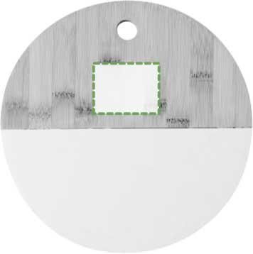Parte frontale: 65mm x 50mm