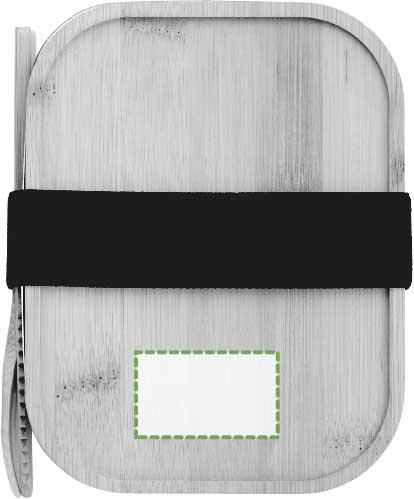 Sul coperchio: 50mm x 30mm
