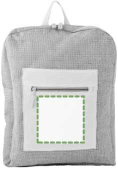 Tasca frontale: 130mm x 130mm